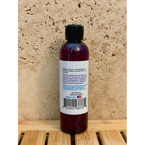 Diva Stuff Blackhead Dissolving Face Wash, With Papaya Enzymes, Honey and A Lemon Cooling Peptide - Made in the USA with Safe Ingredients, 4 oz