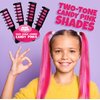 Blue Squid Vibrant Temporary Hair Chalk for Kids - Washable Hair Color Combs, Teenage Gifts Ideas, Perfect for Girls Ages 6-12