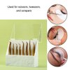 LIXIMMAZN 8 Holes Tweezers Holder, Acrylic Rack Storage Eyelash Extension Tools with Dust Cover Durable Tweezer Display Stand Holder Eyelash Extension Supplies Acrylic Display Stand Tool Salon