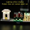 GEAMENT LED Light for (Architecture Paris with Eiffel Tower) Building Blocks Set - Compatible with Lego 21044 Skyline Building Model (Model Set Not Included)