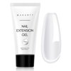 Makartt Poly Nail Gel: Clear 50ML Gel Builder for Natural-Looking Strengthener 3D Molding Gel for Trendy Nail Art-Long-Lasting and Easy to Use Supplies