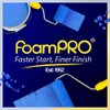 Foam Paint Brush Value Pack (48 Pieces). Contains 4 Each 1", 2" and 3" Brushes with reusables Handles and 12 Each 1", 2" and 3" Refills.