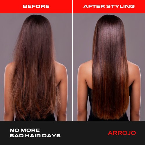 ARROJO Frizz Control Hair Oil – Moisture-Rich Hair Oil for Frizzy Hair w/ Jojoba Oil – Anti-Oxidizing Oil for Hair for Smoothness, Control, & Shine - Anti Frizz Hair Products for Women & Men (5.1 oz)