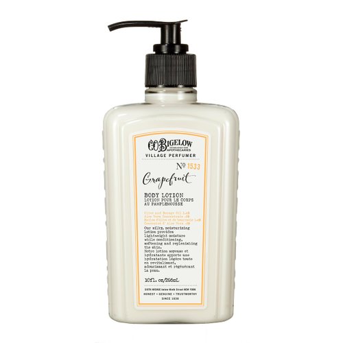 C.O. Bigelow Village Perfumer Moisturizing Body Lotion for Women and Men, Grapefruit Scented Lotion - No. 1951, 10 fl oz