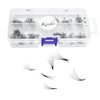 Kordes Lash Clusters – 1000pcs Lash Extension Kit – 5D Volume C Curl Lash Clusters – Handmade and Premade Fans Eyelash Extensions – Natural Mink Eyelash Extensions (10 to 13mm 5D C Curl)