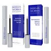 DERMAWORKS Duo Set: 1x Lash Serum for Eyelash Growth + 1x Eyebrow Growth Serum for Thicker Brows - Eyelash Serum to Grow Lashes - Eyelash Growth Serum for Eye Lashes - Eyebrow Serum to Grow Brows