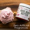 Rose Body Butter for Dry Skin with Whipped Shea Butter and Pure Rose Essential Oil | Ultra Hydrating Rose Lotion for Women | All Natural Moisturizer with No Synthetic Fragrances