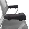 Easy-you Office Chair Armrest Covers, Set of 2 Comfortable Armrest Elbow Pillow (2 Black Armrest Pillow)