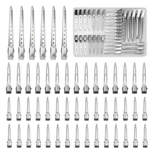 75 Pack Metal Hair Clips, 3.54/2.16/1.77 Inch Metal Duckbill Hair Clips No Crease Hair Clips for Women Hair Styling