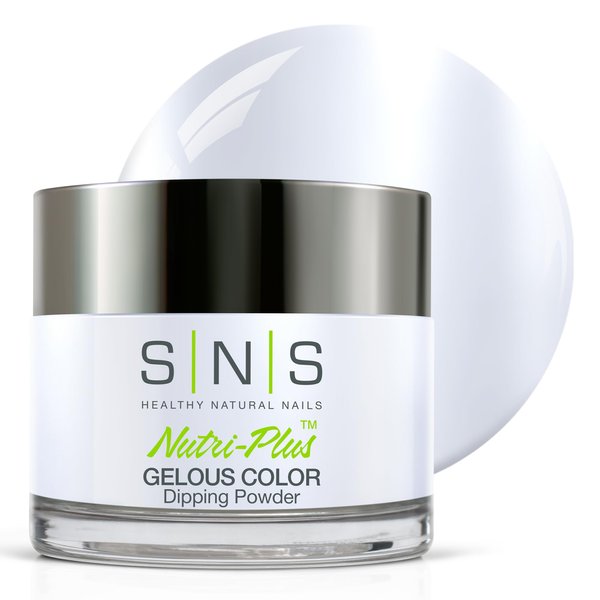 SNS Nail Dip Powder, Gelous Color Dipping Powder - Heirloom Pearls (White, Shimmer) - Long-Lasting Dip Nail Color Lasts 14 Days - Low-Odor & No UV Lamp Required - 1 OZ
