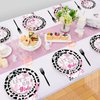 96Pcs Cowgirl Party Decorations 350 GSM Last Rodeo Bachelorette Party Plates and Napkins Let's Go Girls Party Tableware Sets for Western Disco Cowgirl Baby Shower Birthday Party Supplies,Serves 24