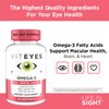 Viteyes Omega-3 Vision Health Supplement, EPA & DHA Rich Dietary Supplement, 90 Softgels