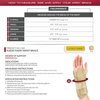 OTC Wrist Brace, Soft-Fit Lace Closure Hand Wrist Splint, Postoperative Care, X-Small (Right Hand)