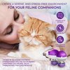 TopSum Cat Calming Diffuser Refills: 4 Pack Cat Pheromones Calming Diffuser Refill - Premium Cat Calming Diffuser Refill - Cat Pheromones for 4-Month Use, Cat Anxiety Relief, 4 Pack (Lavender)