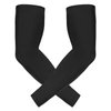 HDE Arm Sleeves for Men Women, Compression Sleeve Arm UV Protection Basketball Baseball Football Black - M
