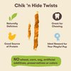 Pet 'n Shape Chik 'n Hide Twists – Chicken Wrapped Rawhide Natural Dog Treats, Small, 16 oz