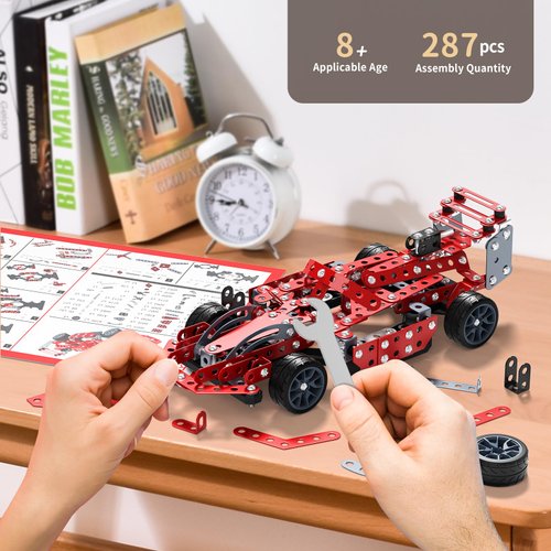 STEM Building Projects Toys - Model Car Kit DIY Building STEM Projects Toys for Kids Boys Girls Ages 8-12-16, Assembly Science Kit Model Car Birthday Gift Toys for Kids Boys 8 9 10 11 12 Years Old