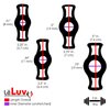 LeLuv Ultima Penis Vacuum Pump Black Rubber Grips Clear Hose 4 Sizes of Constriction Rings 9" Length x 3.0" Diameter Cylinder