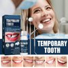 Tooth Repair Kit - Temporary Fake Teeth Replacement Kit with Dental Mirror Tools for Temporary Restoration of Missing & Broken Teeth Replacement Dentures