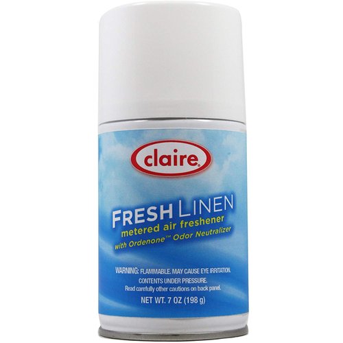 Claire Manufacturing Fresh Linen Air Freshener & Deodorizer, Hazy, 7 Oz