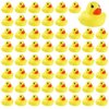 60 PCS Rubber Ducks Bath Toys Mini Ducks Float and Fun Squeak for Baby Kids Bath Toy Shower Decorations Birthday Party Carnival Game Gift