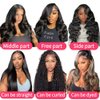 Body Wave Bundles Human Hair 18 20 22 Inch Brazilian Body Wave Human Hair 3 Bundles Natural Black Virgin Human Hair Extensions Unprocessed Wavy Human Hair Bundles for Women