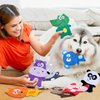 No Stuffing Dog Toys, 8 Pack Dog Squeaky Toys, Durable Plush Dog Toys, Cute Animal Plush Toys, Pet Entertaining Toys Interactive Teething Chew Toys Dog Toys Bulk for Puppy Small Medium Breeds