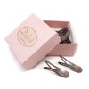 Dofash 5Cm/2In Snap Hair Clips Metal Hair Clips Hair Accessories Hair Clips For Women 20Pcs (Brown)