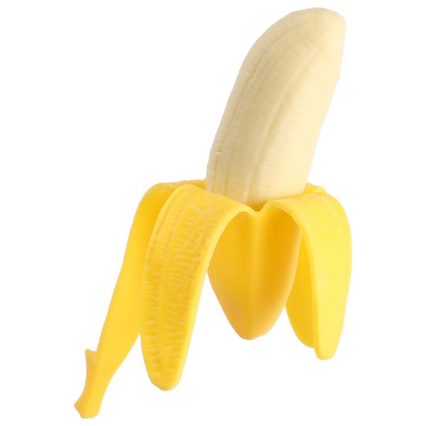 Toddmomy Banana Fidget Toy Banana Toy Super Soft Toys Stretchy Banana Fruit Stress Toy Squeeze Toys Classroom Birthday Party Favors for Kids Teens