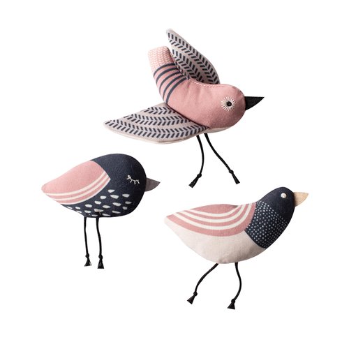 Fringe Studio "UNDER MY WINGS Cat Toy Mini Set of 3, PetShop Collection (904029)