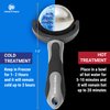 PRIME Fitness Cold Massage Roller Ball | Cold Therapy | Ice Roller Ball with Handle | cryo Stick | Relieve Muscle Pain (Black)