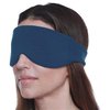 Happyluxe Eye Masks for Sleeping - Airplane Essentials, Eye Masks for Sleeping, Does Not Catch Hair - Perfect for Men and Women, Travel & Sleep, Made in USA - Navy Blue