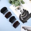 10 Pieces Hair Volumizing Accessories Set - Braiding Tool, Hair Bump Base, and Volume Hair Comb for Women Girls (Black, Brown)