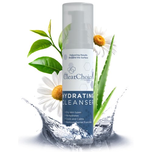 Clear Choice Hydrating Cleanser – Gentle Cleanser for Rosacea &amp; Sensitive Skin, Removes Makeup, H...