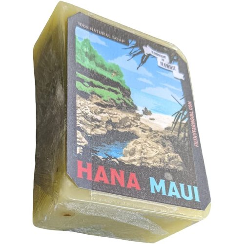 FILTHYFARMGIRL Hana Maui All Natural Lavender Lime Soap Bar, Green