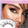 MIZ BARN Lash Clusters 144pcs Lash Extension D Curl Eyelash Clusters, 12-18mm individual Lashes Fluffy False Eyelashes Clusters DIY at Home (D-12-18 MIX)(DIY 06)