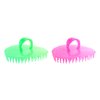 OFXDD Scalp Massager & Scrubber - Plastic Scalp Massager Hair Growth Flower-shaped - Shampoo Brush for Women & Men, Pets - Hand Hair Scrubber for Shower Dandruff, 2 Pcs