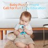 AROLO Baby Phone Toy: Baby Light-Up Phone Toy - Music and Soft Teether - Educational Learning Toys for Infants and Toddlers