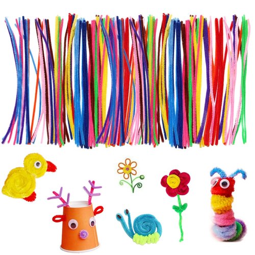 1200PCS Pipe Cleaners, 20 Assorted Colors, Pipe Cleaners Craft Supplies, Pipe Cleaners Bulk for Crafts, Pipe Cleaner Crafts, Art and Craft Supplies