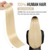 JESSBO Hair Extensions Real Human Hair Bleach Blonde 100% Remy Human Hair 14 inch 20pcs 40g/pack Straight Seamless Skin Weft Tape ins (14 Inch #613 Bleach Blonde)