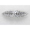 Faship Gorgeous Clear CZ Crystal Floral Hair Barrette Clip