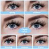 KevKev Lash Clusters 192 Pcs Individual Lashes Cluster Lashes Mixed Styles DIY Lash Extensions Eyelash Clusters Thin Band & Soft Lashes that Look Like Eyelash Extensions(Spring & Summer, C-10-18mix)