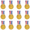 LZHZH 12 Pieces Gold Award Medals-Winner Medals Gold Prizes for Sports, Competitions, Party, Spelling Bees, Olympic Style, 2 Inches