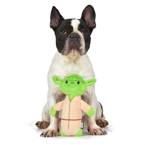 Star Wars for Pets YODA Plush Bobo Dog Toy with Squeaker | YODA Toy for Dogs | Dog Toys, Squeaky Dog Toys, Bobo Style Dog Toys, Dog Chew Toys (FF19184)