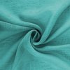 KOUFALL Teal Sheer Curtains 63 Inch Length for Bedroom 2 Panels Set Rod Pocket Faux Linen Window Decorative Drapes for Living Room Teen Girls Room Laundry Room 52x63 Inches Long