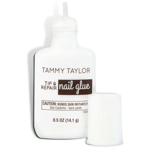 Tammy Taylor Tip and Nail Repair Glue | Dry Clear Gel Nail G lue for Press on Nails, Acrylic Nail Tips & Natural Breaks | Cure Under UV/LED | Solid Nail Adhesive Gel Gl ue for Nails and Extensions