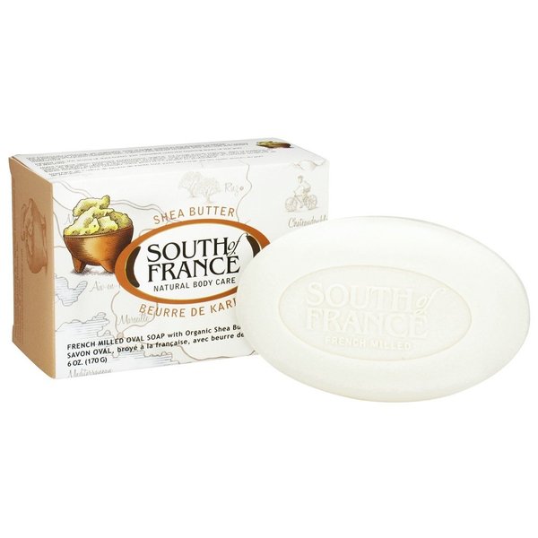 South Of France Natural Bar Soap, Shea Butter, 6 Ounce