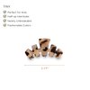 TELETIES - Tiny Hair Clip - Strong Grip, Bendable Teeth, Comfortable Curved Design - Ideal for Thin Hair, Kids, Half-up Hairstyles - For All Hair Textures - Blonde Tortoise
