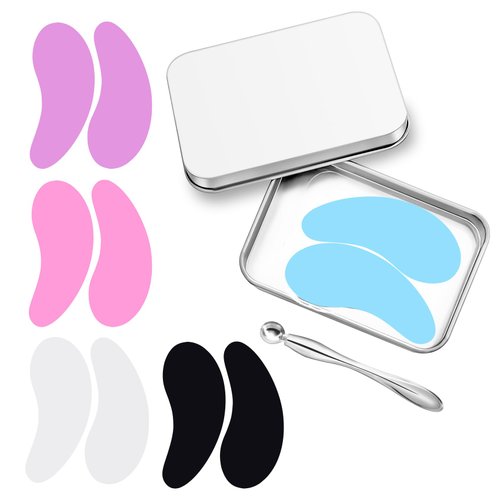 ZZXLLRO 10 Pairs Under Eye Patches, Silicone Reusable Eye Patches, Under Eye Mask for Reduce Eye ...