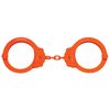 Peerless Handcuff Company, Chain Handcuff, Model 750O, Chain Link Handcuff - Orange Finish